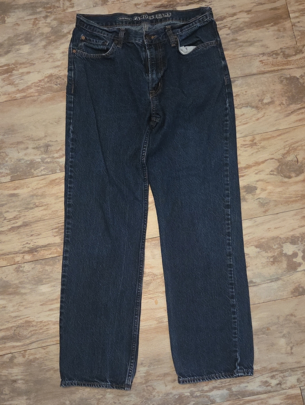Old Navy Famous Jeans Standard Men’s Dark Blue Relaxed Jeans 33x32